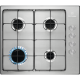 ELECTROLUX Encimera a gas  KGS6404SX, 4 zonas, Inoxidable